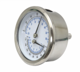 Stainless Steel  Thermo_Manometer 